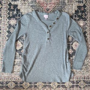 Isabel & Ingrid Maternity Button Sweater